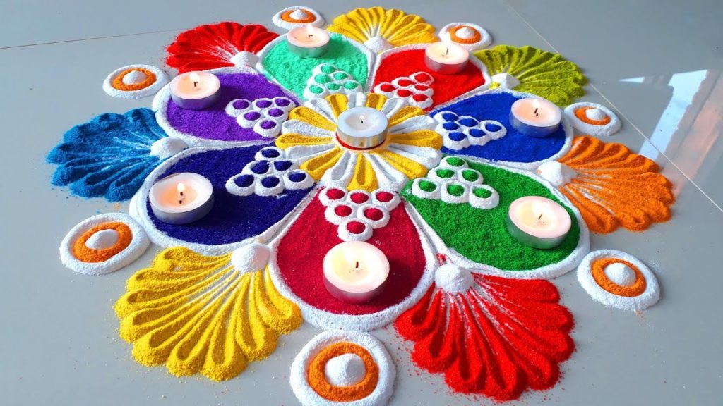 New Rangoli design for Diwali