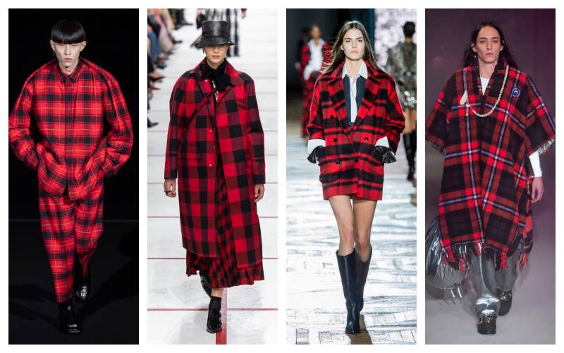 BUFFALO CHECK AND RED TARTAN Paris Fashion week 2019