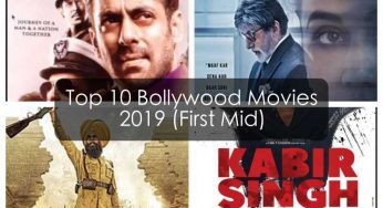 Top 10 Hit Bollywood Movies – 2019 (First Mid)