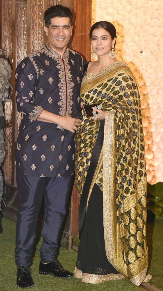 Manish malhotra and Kajol