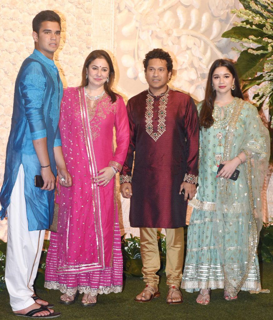 Sachin Tendulkar's family