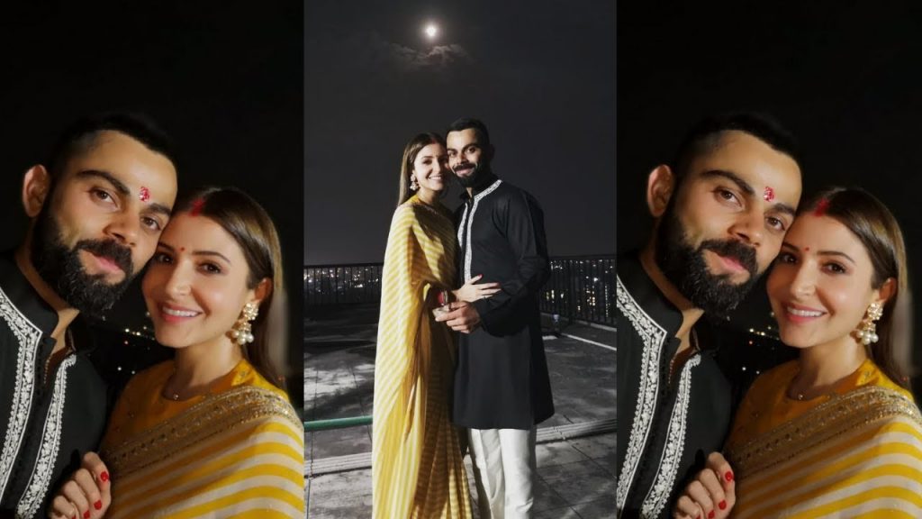 Anushka And Virat karwa chauth pics