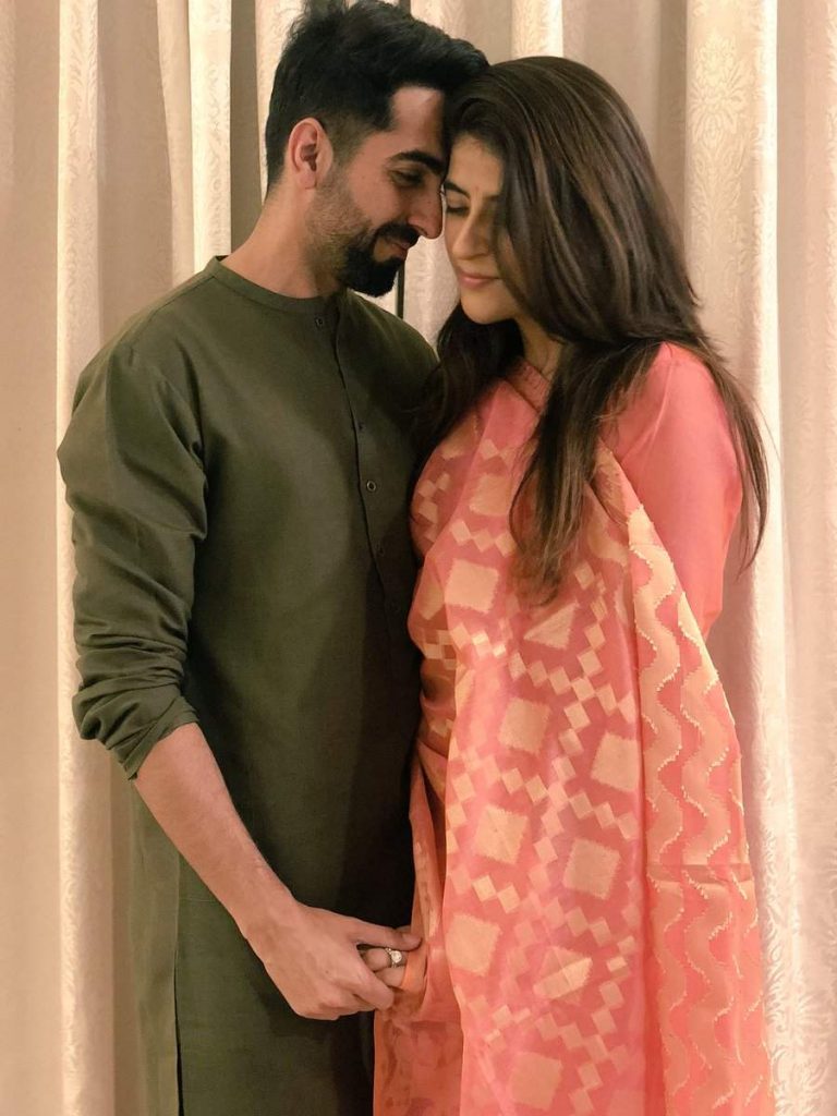  Ayushman And Tahira karwa chauth pics