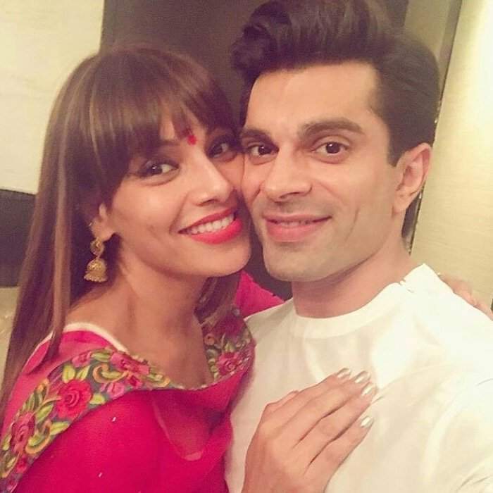 Bipasha Basu And Karan Singh Grover Karwa chauth pics 