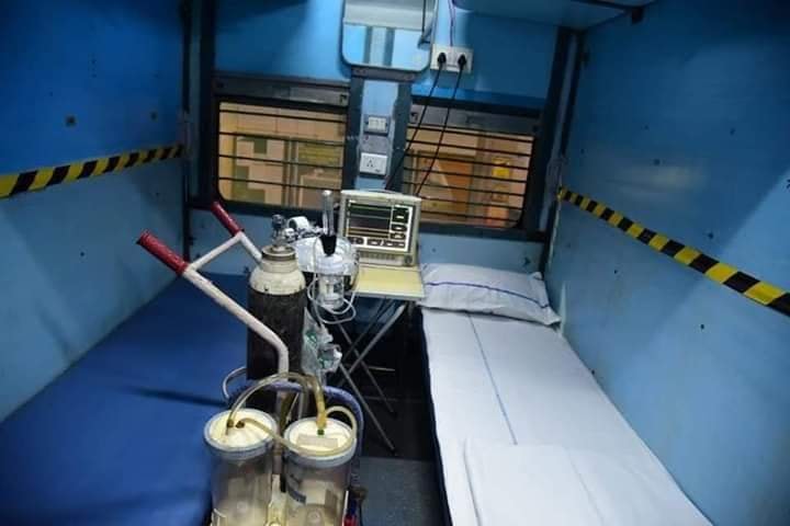 hospital train for coronavirus india