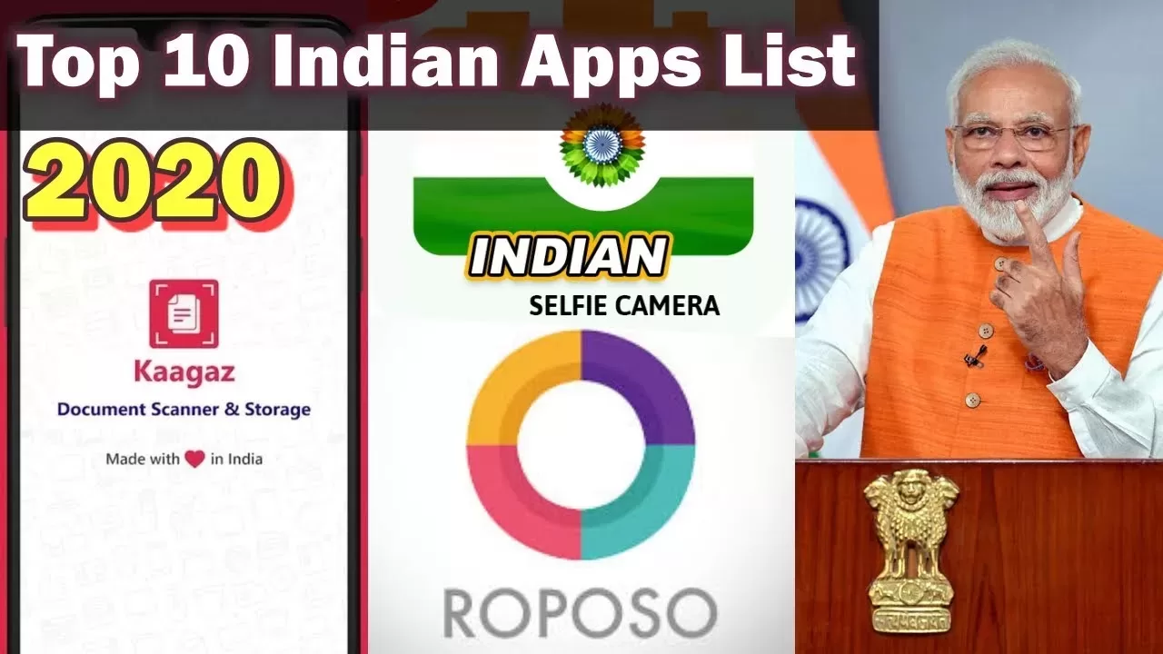 Top 10 Indian Apps List - Made In India - Top10Sense
