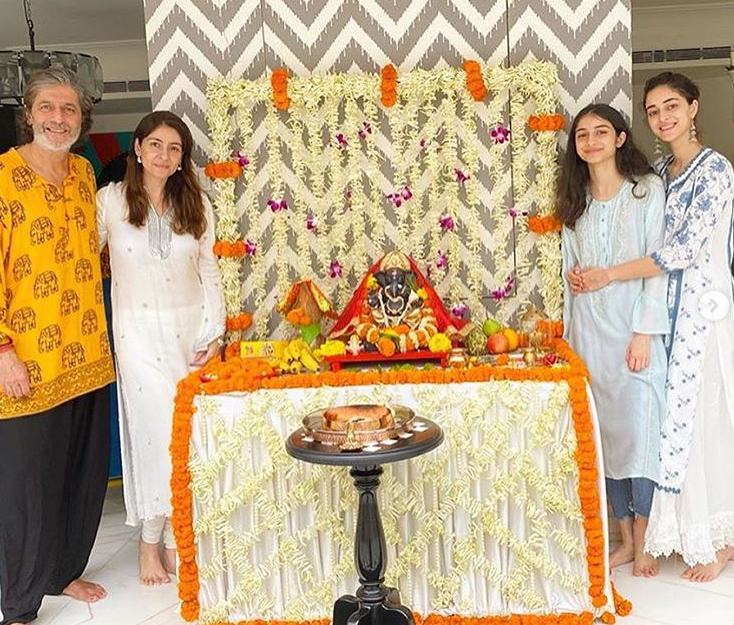 Ananya Pandey Ganapati celebraton 2020