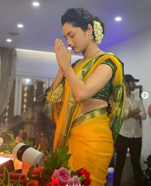 Ankita Lokhande Ganapati celebration 2020