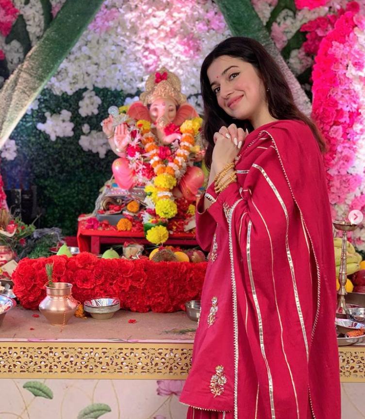 Divya Khosla Kumar Ganapati celebration 2020