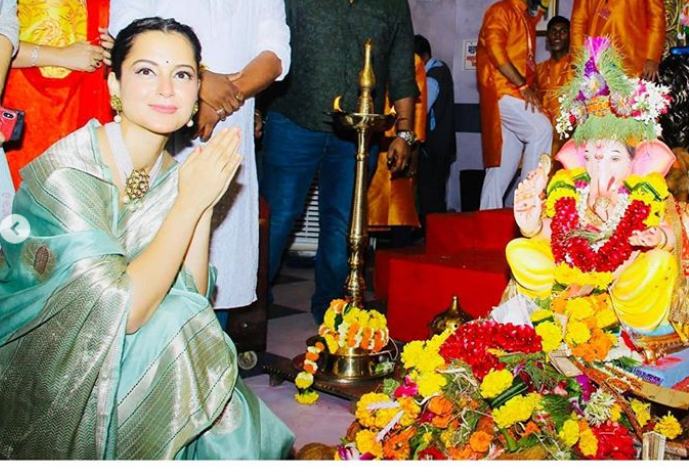 Kangana Ranaut Ganapati celebraton
 2020