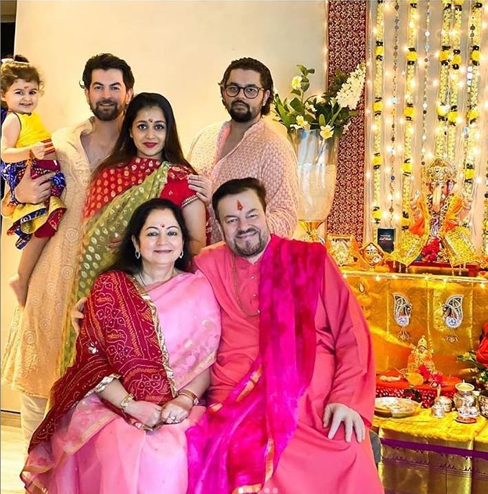 Neil Nitin Mukesh Ganapati celebration  2020