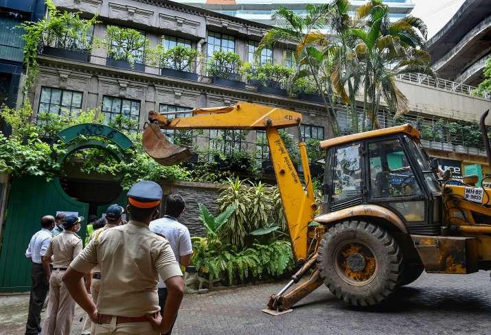 kangana Ranaut office afetr demolished by BMC