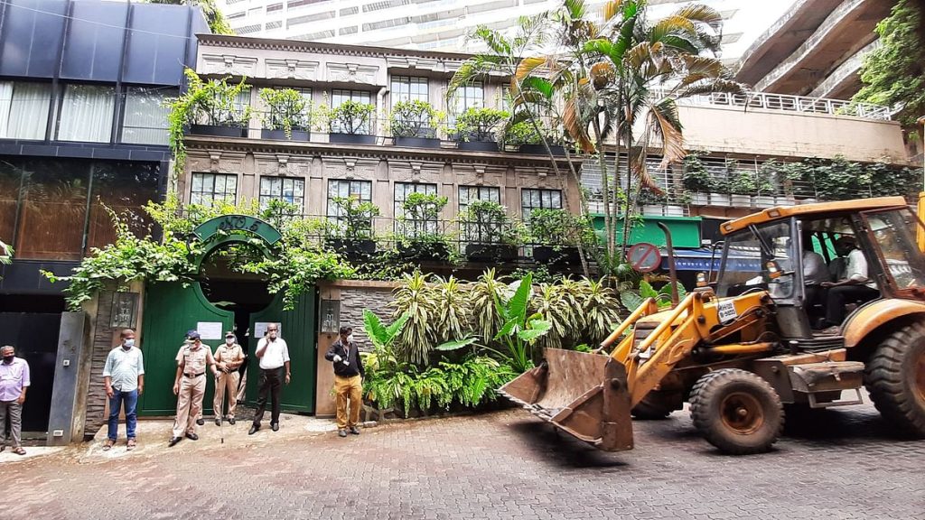 kangana Ranaut office afetr demolished by BMC