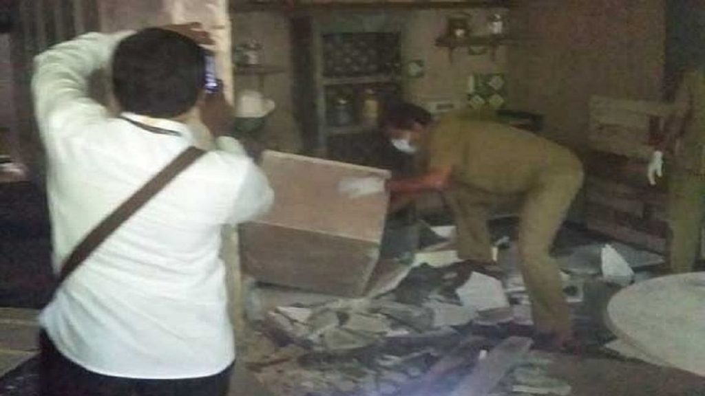 kangana Ranaut office afetr demolished by BMC