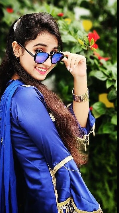 Renuka Panwar in blue