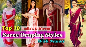 Top 10 Saree Draping Styles In India With Names 2024