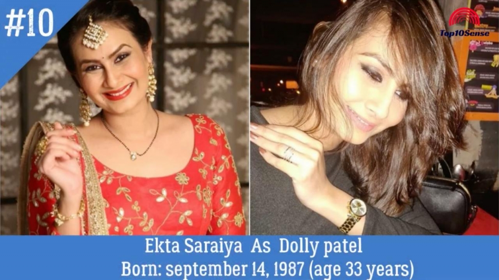 anupama serial cast real name and age Ekta Saraiya as Dolly Patel