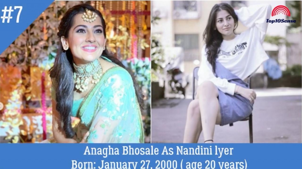 anupama serial cast real name and age Anagha Bhosale As nandini lyer