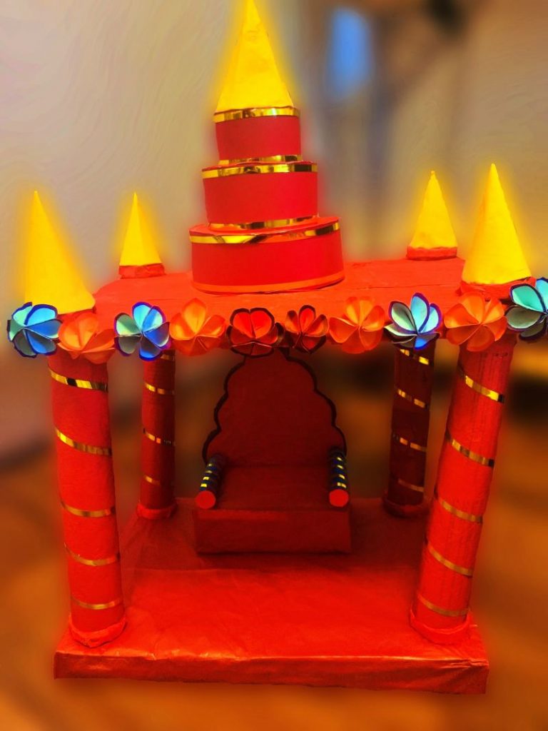 DIY Beautiful Temple, Mandir decoration, 