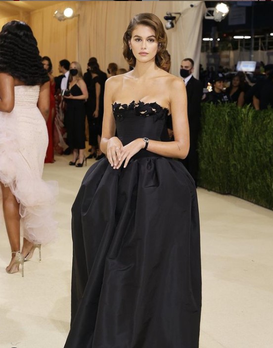 Kaia Jordan Gerber met gala 2021
