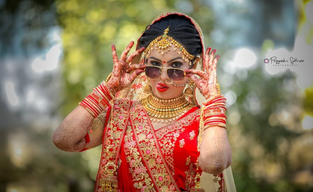 Portrait Beautiful Indian Bride Traditional Wedding Stock Photo 2225193621  | Shutterstock