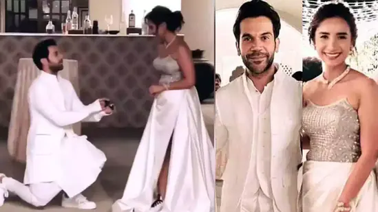 Rajkummar Rao and Patralekhaa engagement