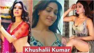 B Praak – Dhoke Pyaar Ke Song Actress – Khushalii Kumar Hot Pics 2022