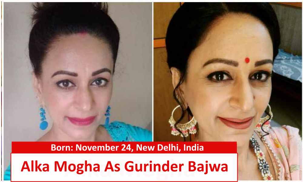 Alka Mogha as Gurinder Bajwa Parineeti serial star cast real name and age