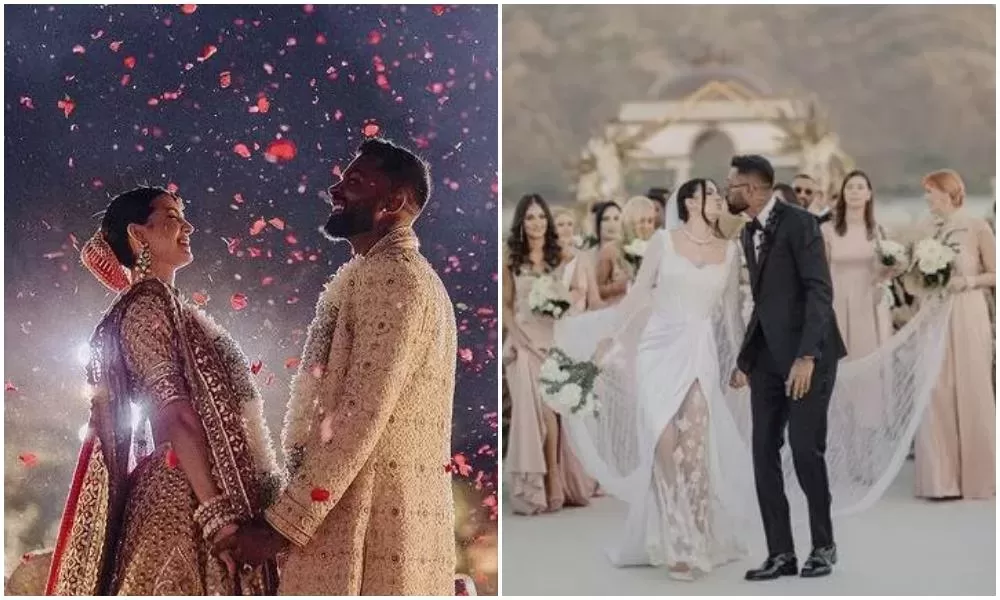 Hardik Pandya and Natasa Stankovic marriage pictures