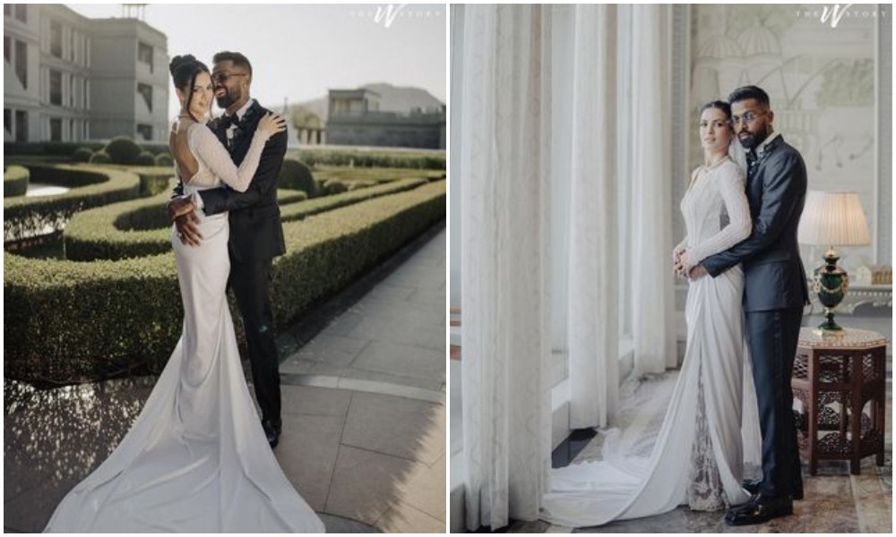 Hardik Pandya and Natasa Stankovic Christians Wedding Pictures