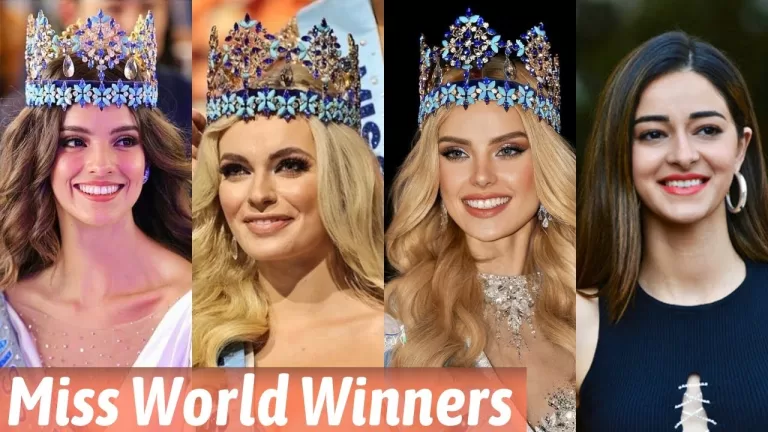 Miss World Winners List – Last 20 Years (2004-2024)