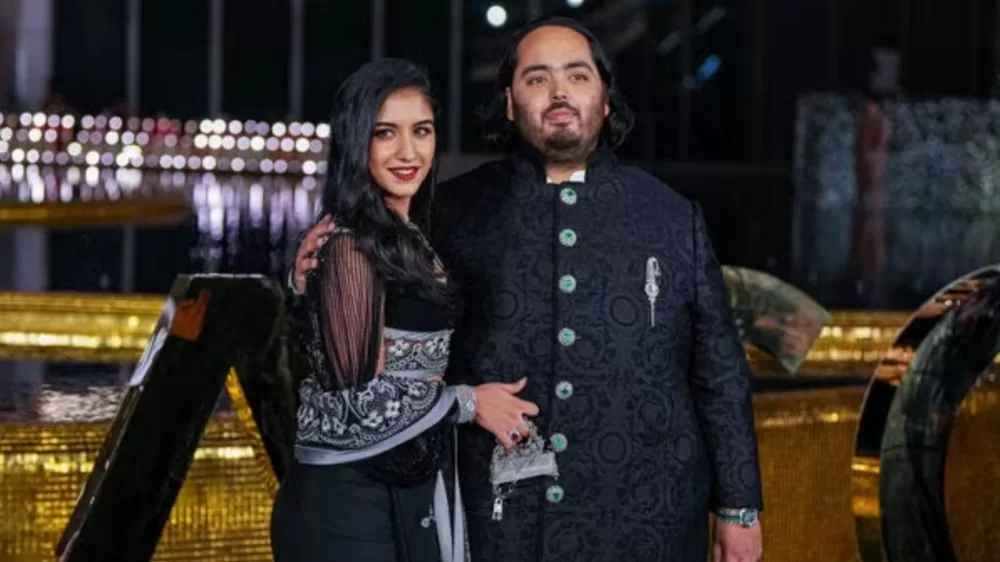 Radhika Merchant with Anant Ambani