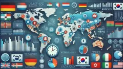 working hours lowest and highest countries