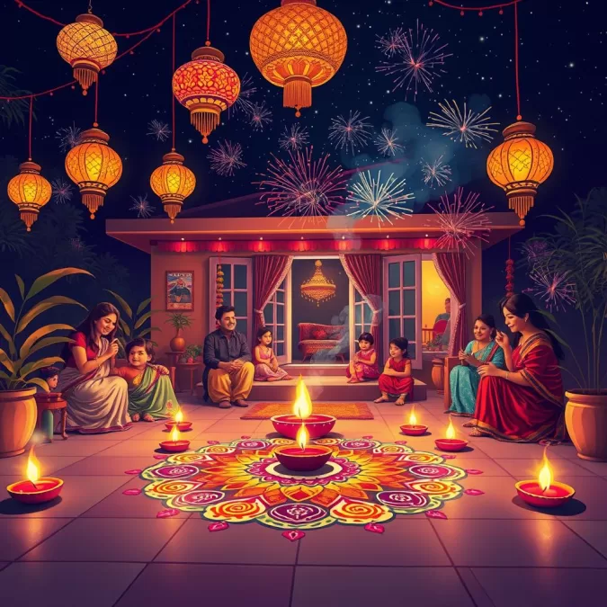 Diwali celebration