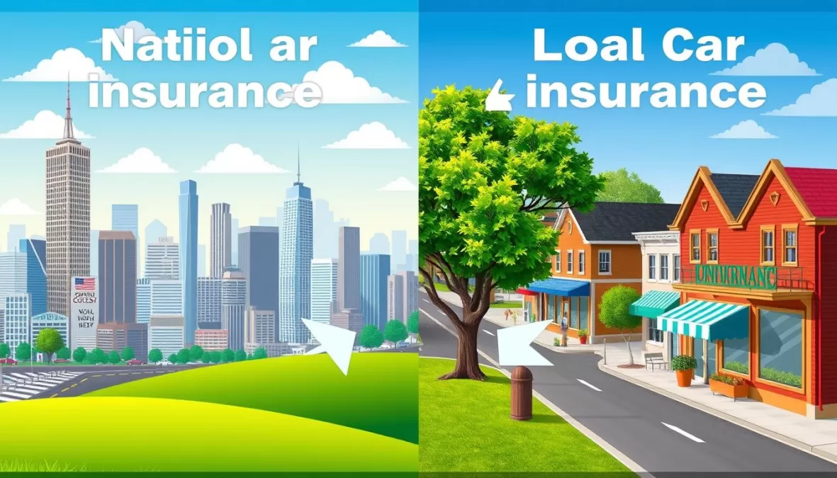 Choosing Between Local and National Best Budget Car Insurance Options