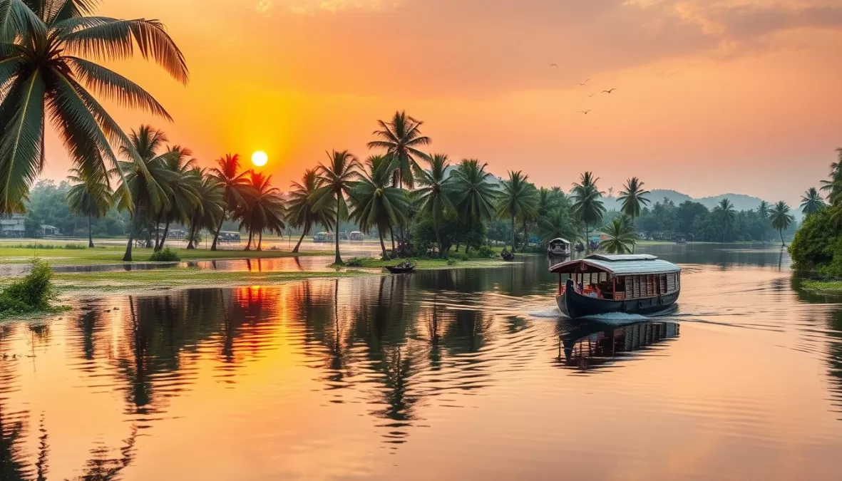 Serene Backwaters of Kerala