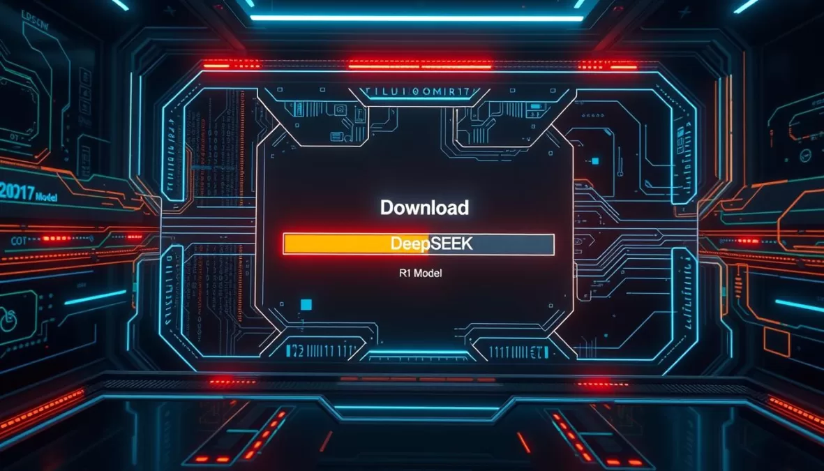 downloading DeepSEEK R1 model