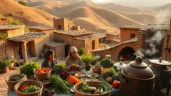 iran village cooking