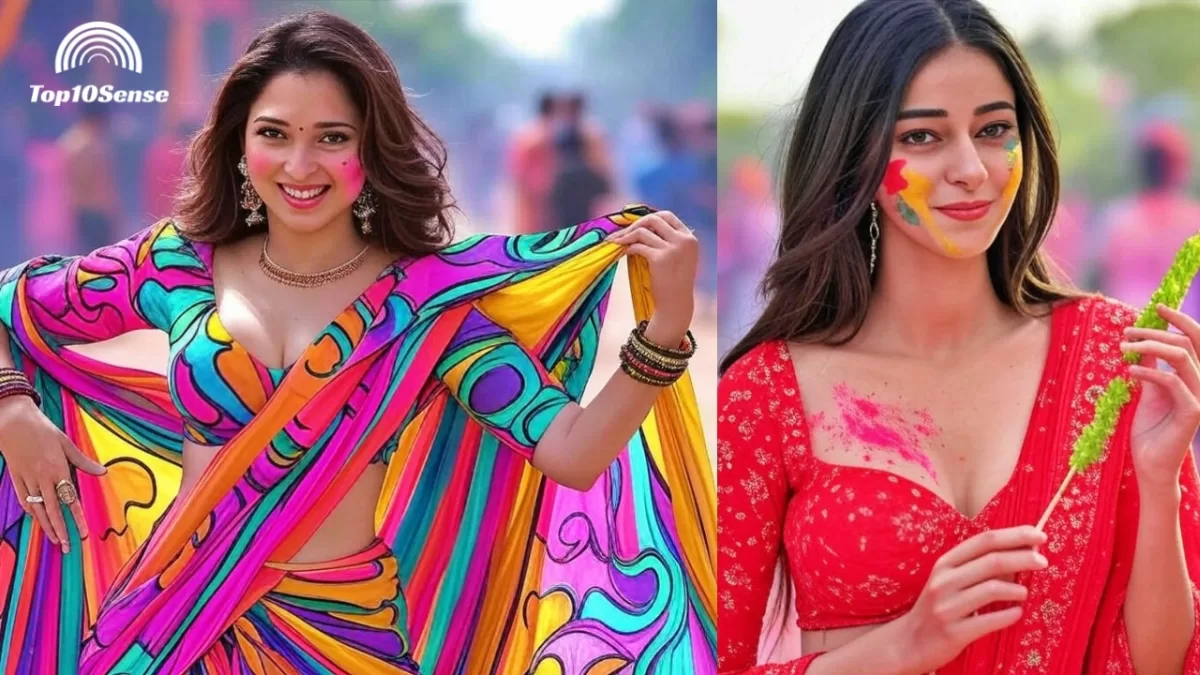 holi girls bollywood actress holi look