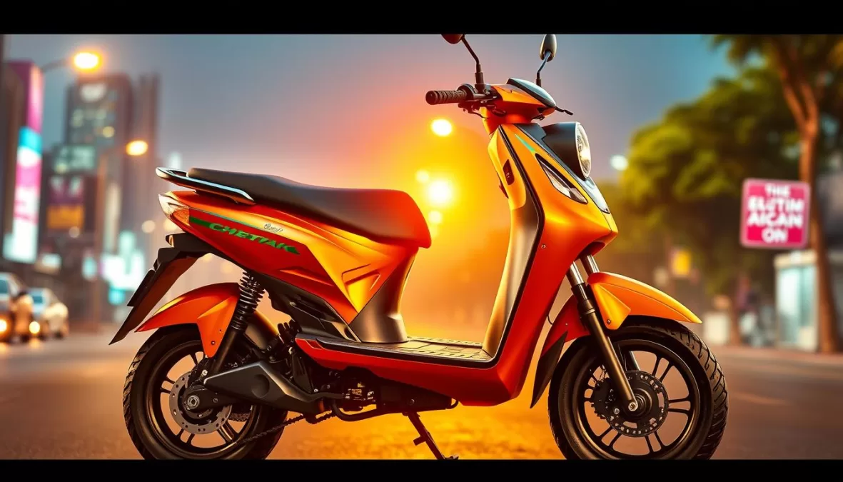 Bajaj Chetak electric scooter price in India