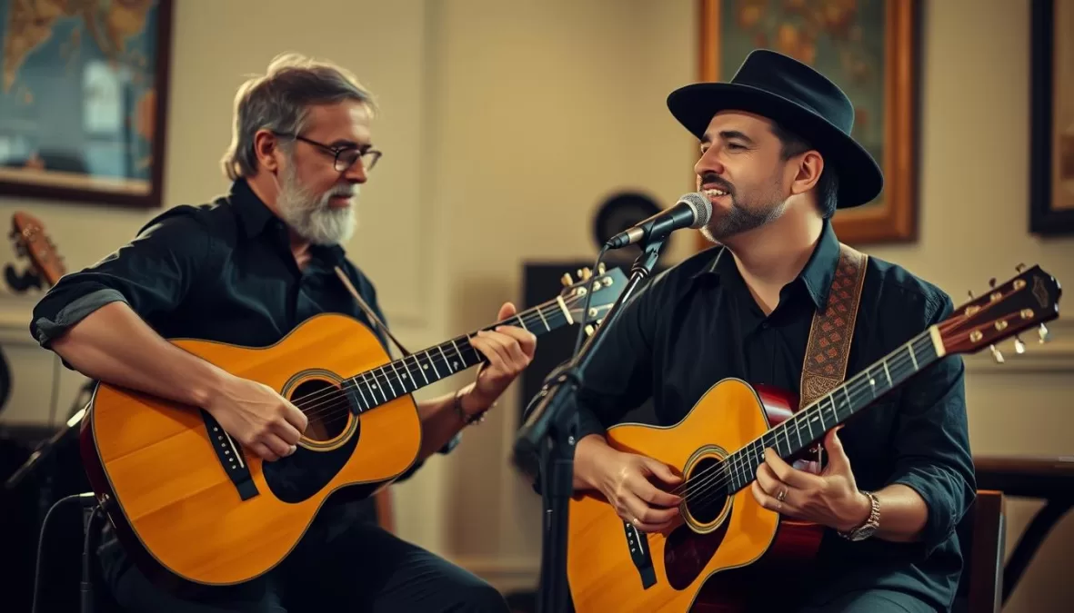Bruno e Marrone em apresentação intimista da música Ai Que Vontade Bruno e Marrone em apresentação intimista da música Ai Que Vontade