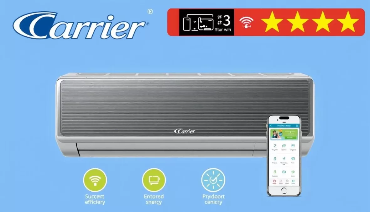 Carrier 1.5 Ton 3 Star Wi-Fi Smart Inverter Split AC price India