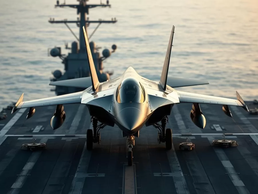 Concept render of HAL TEDBF naval fighter jet Concept render of HAL TEDBF naval fighter jet