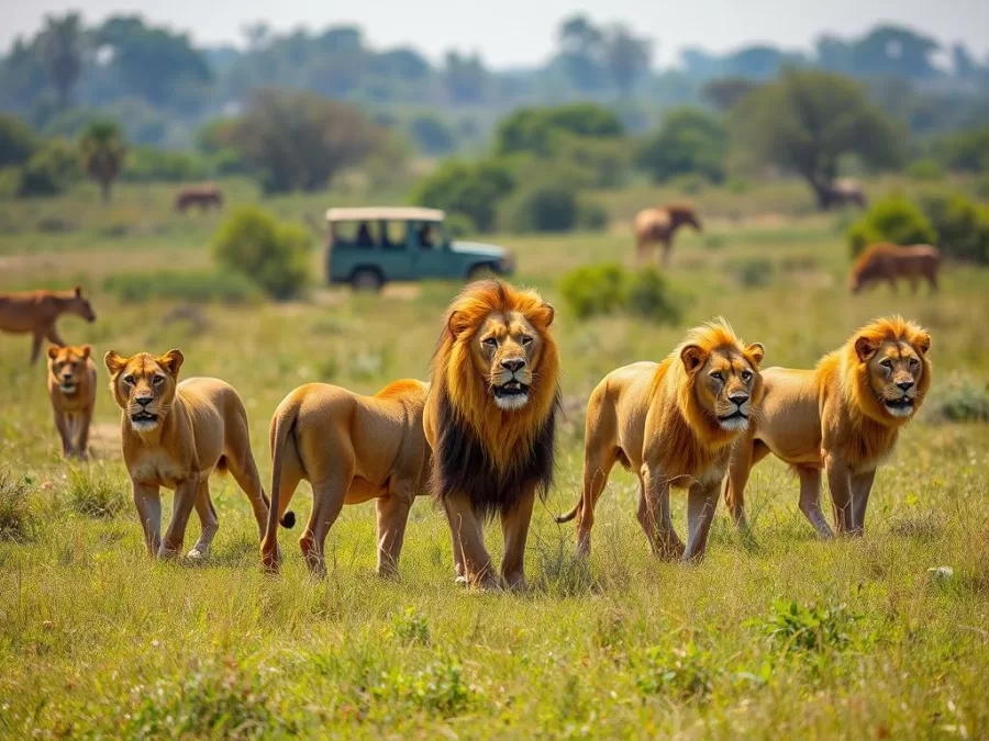 Lion safari at Nehru Zoological Park Hyderabad, featured in top 10 zoo in India Lion safari at Nehru Zoological Park Hyderabad, featured in top 10 zoo in India