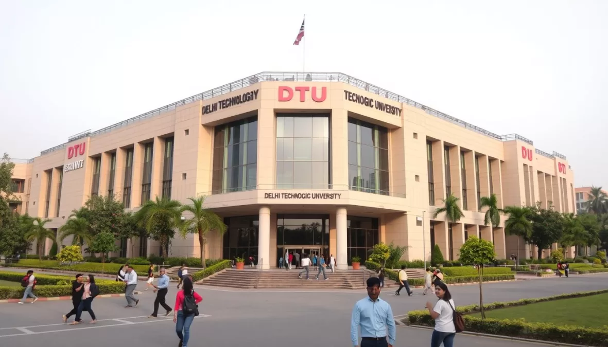 Main campus building of Delhi Technological University, one of the top engineering colleges in India other than IIT and NIT Main campus building of Delhi Technological University, one of the top engineering colleges in India other than IIT and NIT