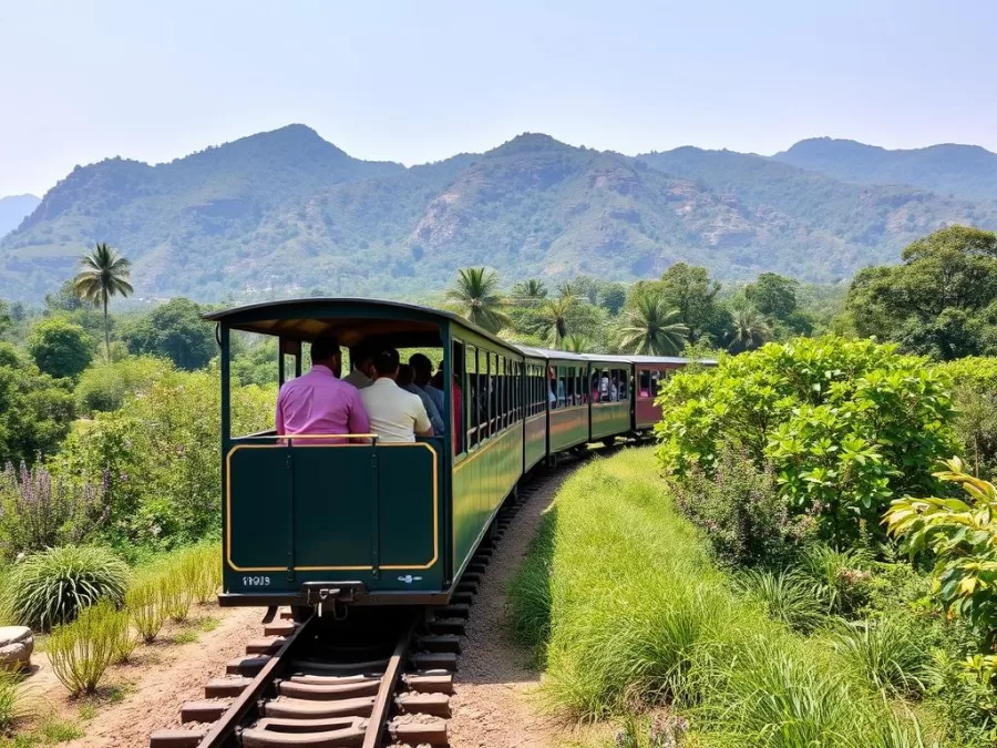 Mini train at Indira Gandhi Zoological Park Visakhapatnam, among top 10 zoo in India Mini train at Indira Gandhi Zoological Park Visakhapatnam, among top 10 zoo in India