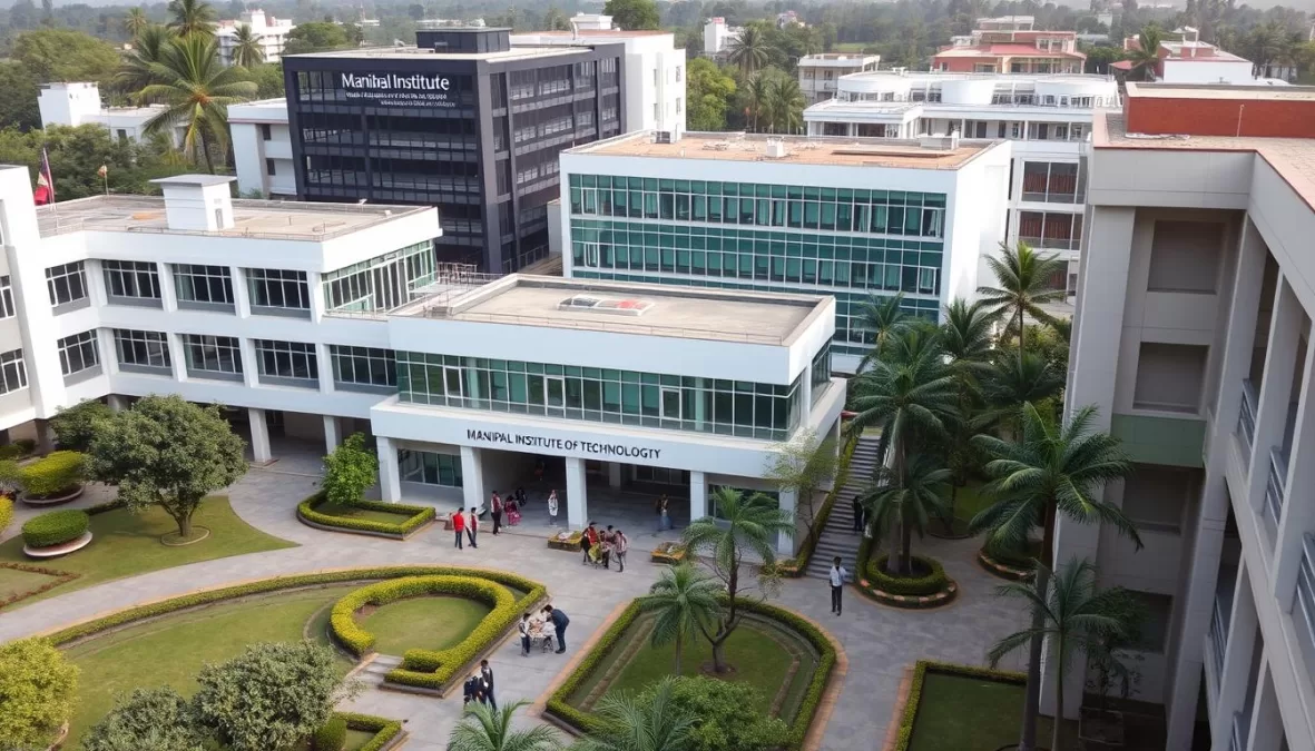 Modern campus facilities at Manipal Institute of Technology, one of the top engineering colleges in India other than IIT and NIT Modern campus facilities at Manipal Institute of Technology, one of the top engineering colleges in India other than IIT and NIT