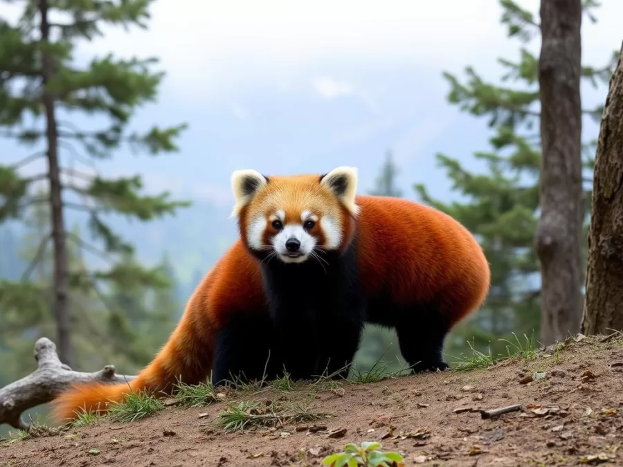 Red panda at Padmaja Naidu Himalayan Zoological Park, among top 10 zoo in India Red panda at Padmaja Naidu Himalayan Zoological Park, among top 10 zoo in India