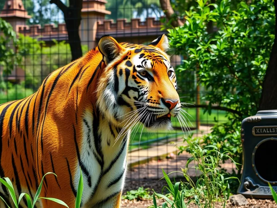 Royal Bengal Tiger at Alipore Zoological Garden Kolkata, among top 10 zoo in India Royal Bengal Tiger at Alipore Zoological Garden Kolkata, among top 10 zoo in India