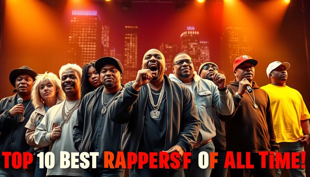 top 10 best rappers of all time​